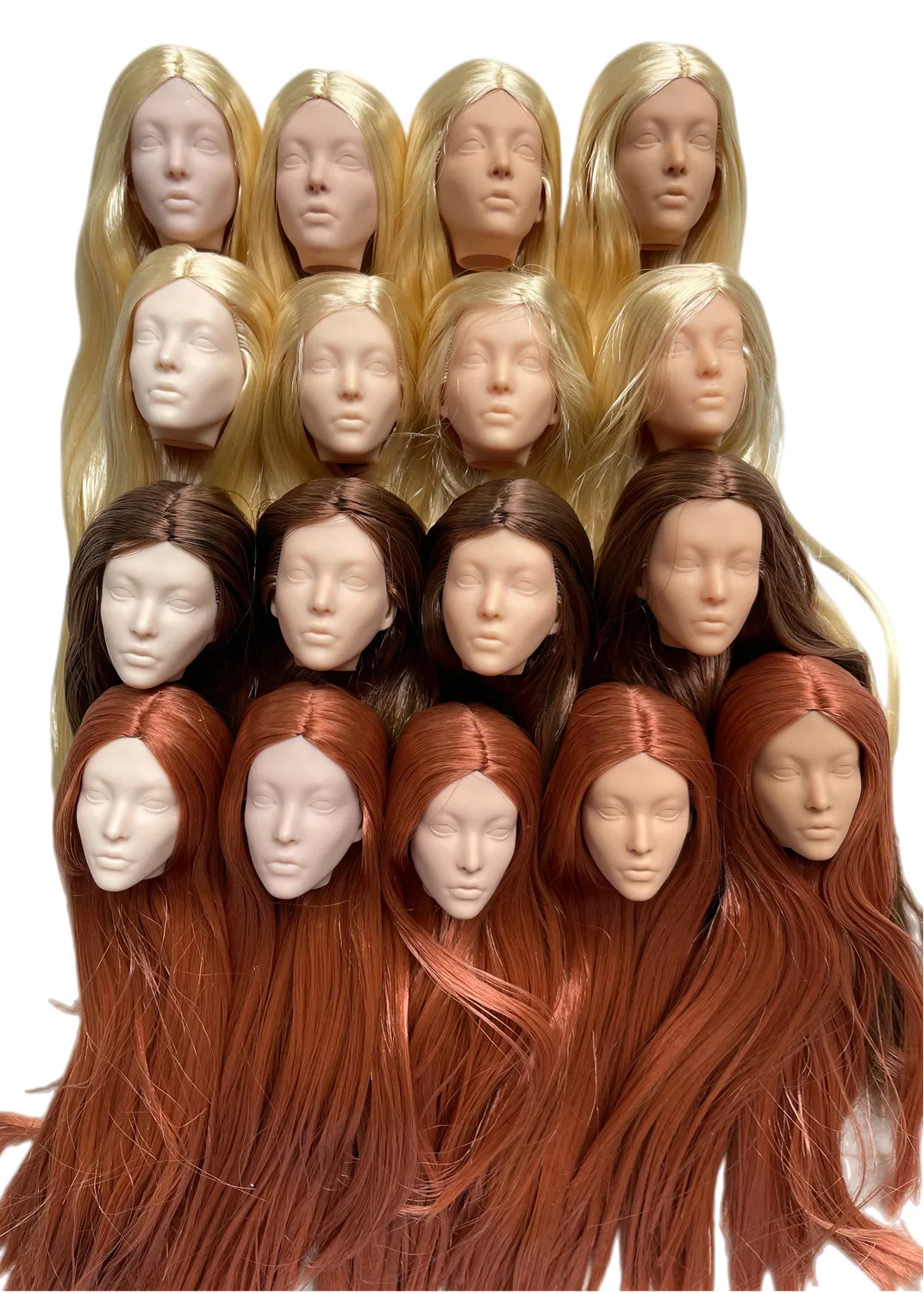 MENGF Long Hair Doll Heads 1/6 Doll Parts Blue Green White Brown Skin Doll Toy Figures DIY Makeup Learning Colorful Doll Heads
MENGF Long Hair Doll Heads 1/6 Doll Parts Blue Green White Brown Skin Doll Toy Figures DIY Makeup Learning Colorful Doll Heads