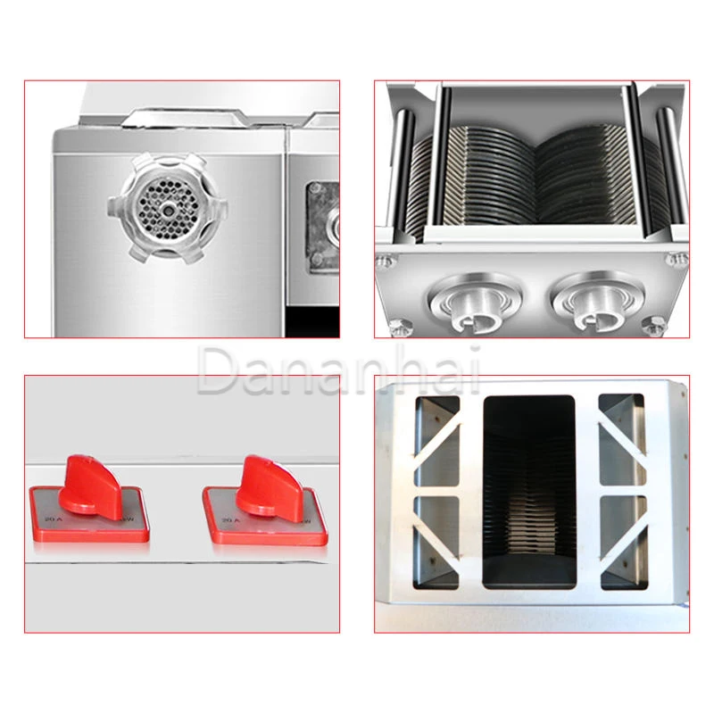 Многофункциональная мясорубка-слайсер с функцией набивки колбас, интегрированная мехатронная динамическая машина для свежего мяса
Многофункциональная мясорубка-слайсер с функцией набивки колбас, интегрированная мехатронная динамическая машина для свежего мяса