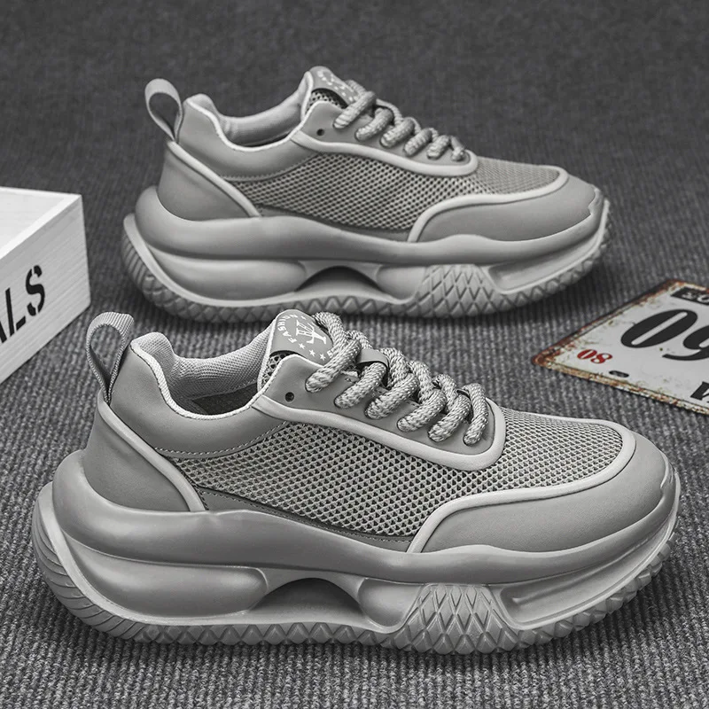 Кроссовки мужские летние на толстой подошве, увеличивающие кроссовки с сеткой, дышащая легкая сетчатая обувь, Zapatillas deportivas hombres
Кроссовки мужские летние на толстой подошве, увеличивающие кроссовки с сеткой, дышащая легкая сетчатая обувь, Zapatillas deportivas hombres