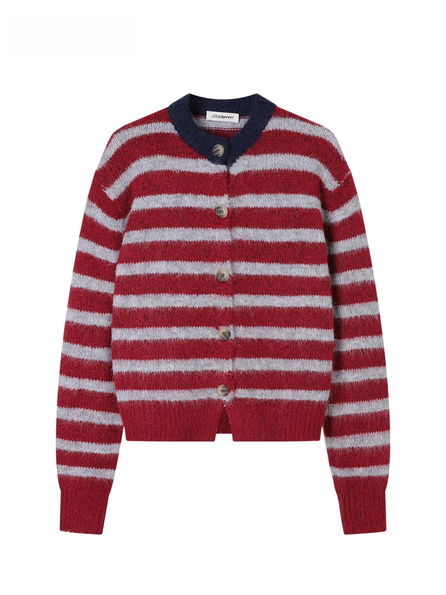 Женский вязаный кардиган JZZDEMM на пуговицах в полоску, с круглым вырезом, модная верхняя одежда из мягкой вискозы и нейлона, с длинными рукавами, осенний
Женский вязаный кардиган JZZDEMM на пуговицах в полоску, с круглым вырезом, модная верхняя одежда из мягкой вискозы и нейлона, с длинными рукавами, осенний
