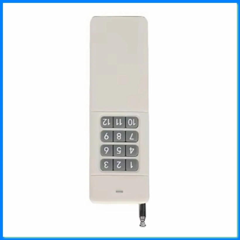 3000m Long Range High Power 12CH Remote Control Transmitter 433 MHz-A12I
3000m Long Range High Power 12CH Remote Control Transmitter 433 MHz-A12I
