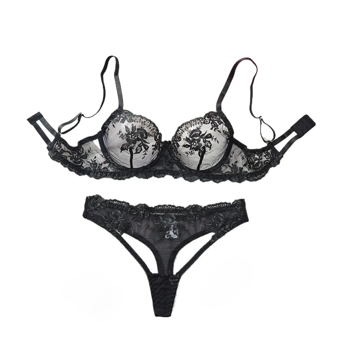 New Mesh See Through Lace Bra Womens Erotic Seductive Underwears Apparels Clothings Womens Seductive Seduction Sexy Lingerie Set
New Mesh See Through Lace Bra Womens Erotic Seductive Underwears Apparels Clothings Womens Seductive Seduction Sexy Lingerie Set