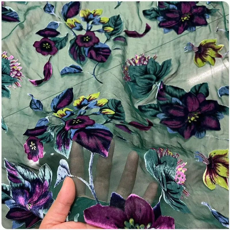 Green Rose Hollow Silk Velvet Cotton Cloth Dress Cheongsam Shirt Short Sleeve Clothing Fabric
Green Rose Hollow Silk Velvet Cotton Cloth Dress Cheongsam Shirt Short Sleeve Clothing Fabric