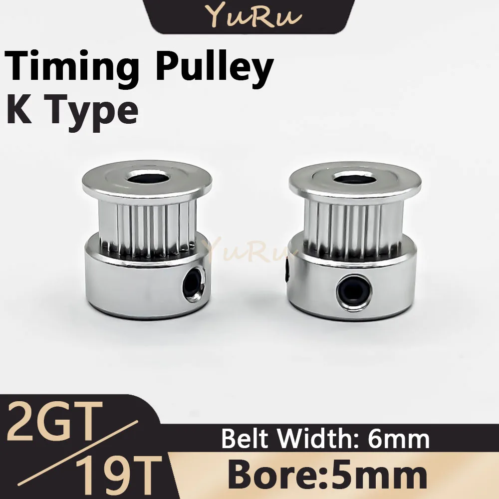 2GT2M 19Teeth Timing Pulley Bore 5mm Belt Width 6mm GT2 19T Tensioning Wheel Open Synchronous 3D Printer Parts
2GT2M 19Teeth Timing Pulley Bore 5mm Belt Width 6mm GT2 19T Tensioning Wheel Open Synchronous 3D Printer Parts