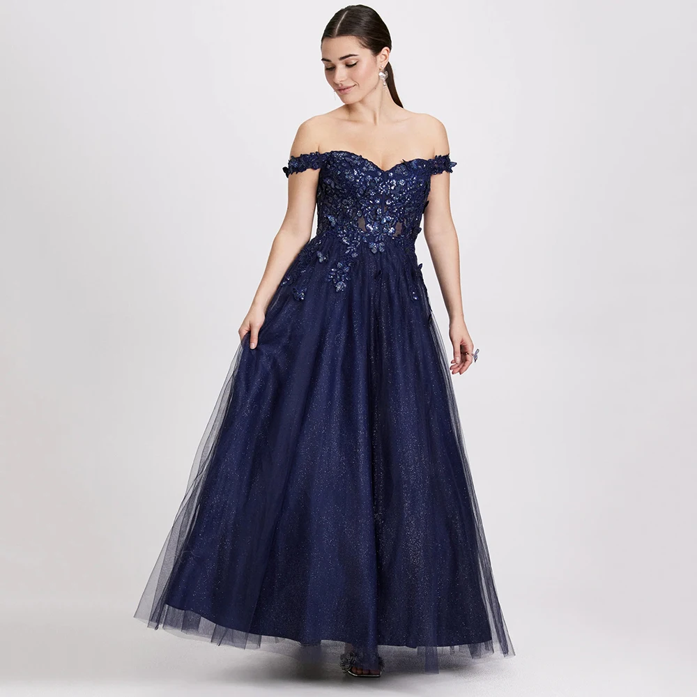 Индивидуальное вечернее платье Yipeisha 2025 синего цвета с открытыми плечами и аппликациями, драпированное тюлевое вечернее платье трапециевидной формы до щиколотки, платье для выпускного вечера
Индивидуальное вечернее платье Yipeisha 2025 синего цвета с открытыми плечами и аппликациями, драпированное тюлевое вечернее платье трапециевидной формы до щиколотки, платье для выпускного вечера