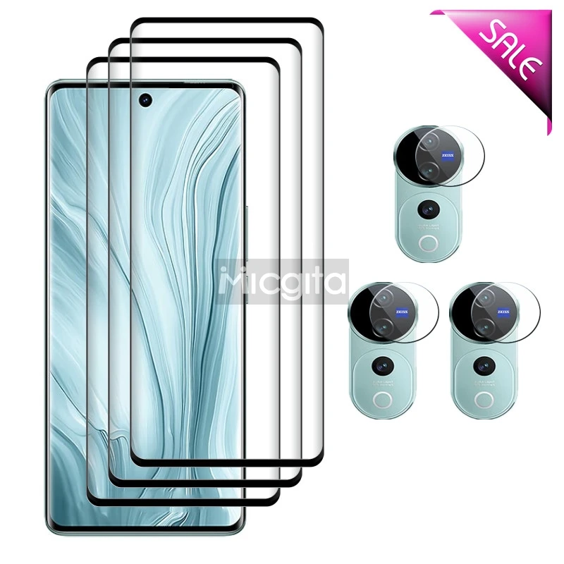 Улучшенная Защитная пленка для экрана VIVO V40 Pro, закаленное стекло 9D, Передняя пленка и мягкая волоконная пленка для объектива
Улучшенная Защитная пленка для экрана VIVO V40 Pro, закаленное стекло 9D, Передняя пленка и мягкая волоконная пленка для объектива