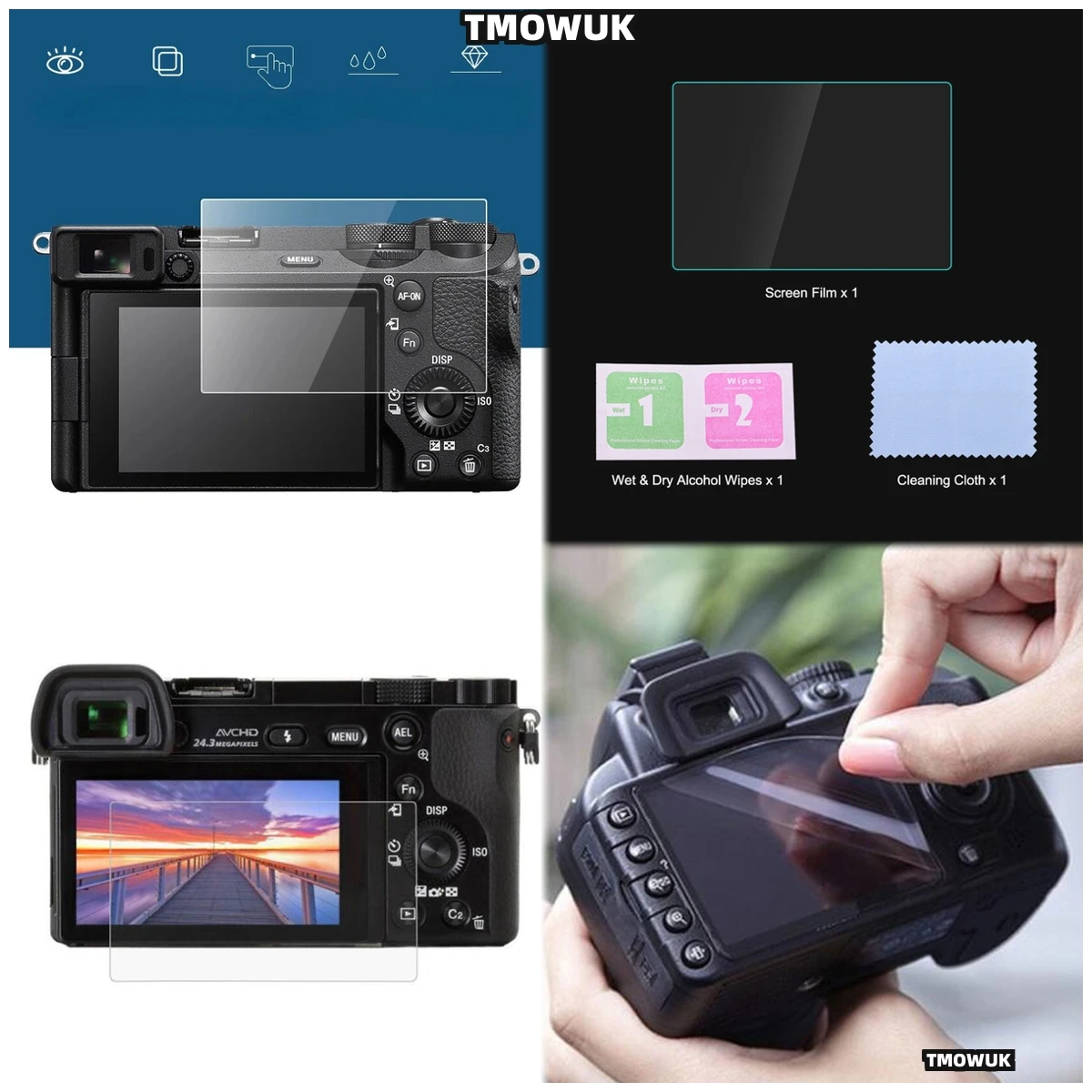 Shatterproof Tempered Glass For Sony A6700 A6400 A6300 A6000 A5000 Camera Display Protection
Shatterproof Tempered Glass For Sony A6700 A6400 A6300 A6000 A5000 Camera Display Protection