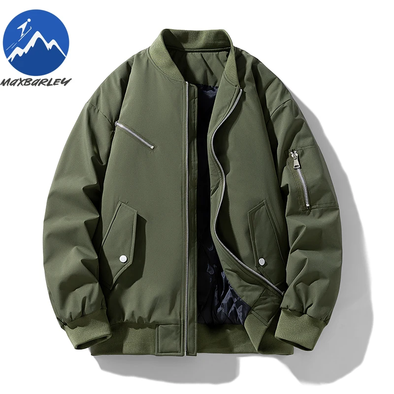 Maxbarley Men Jacket Thickened Baseball Collar Outdoor Riding Windproof Warm Coat Casual American Lightweight Winter Clothing
Maxbarley Men Jacket Thickened Baseball Collar Outdoor Riding Windproof Warm Coat Casual American Lightweight Winter Clothing