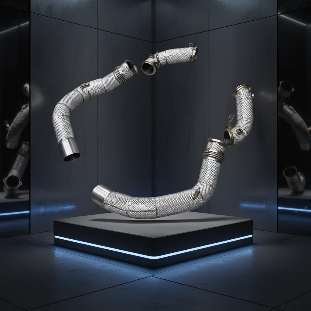 OEM Free Flow Downspout For BMW X5M/X6M F95/F96 4.4TT 2020+ In Stock Exhaust Pipes With Heat Shield
OEM Free Flow Downspout For BMW X5M/X6M F95/F96 4.4TT 2020+ In Stock Exhaust Pipes With Heat Shield