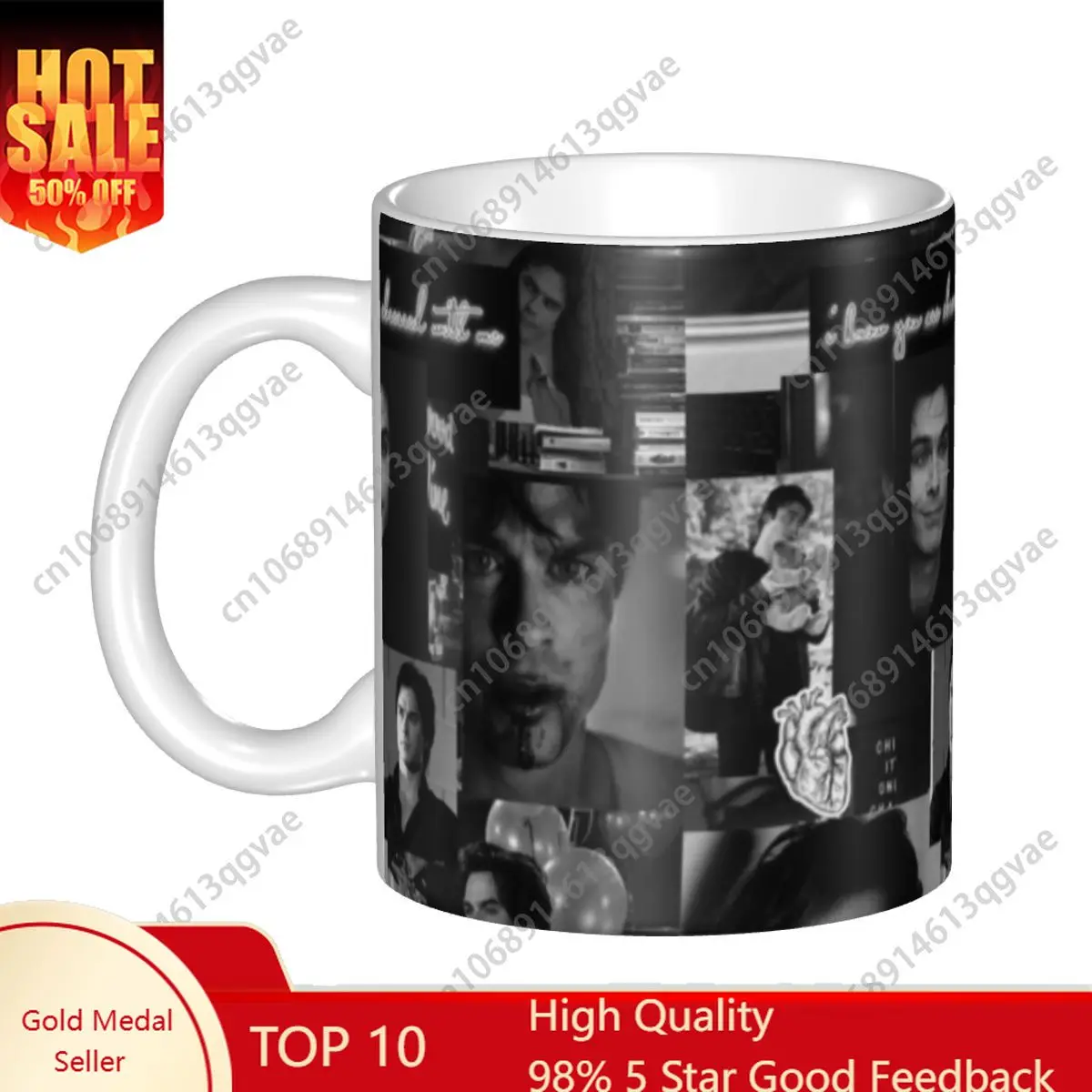 Custom The Vampire Diaries Coffee Mugs DIY Damon Salvatore Ceramic Mug Creative Gift
Custom The Vampire Diaries Coffee Mugs DIY Damon Salvatore Ceramic Mug Creative Gift