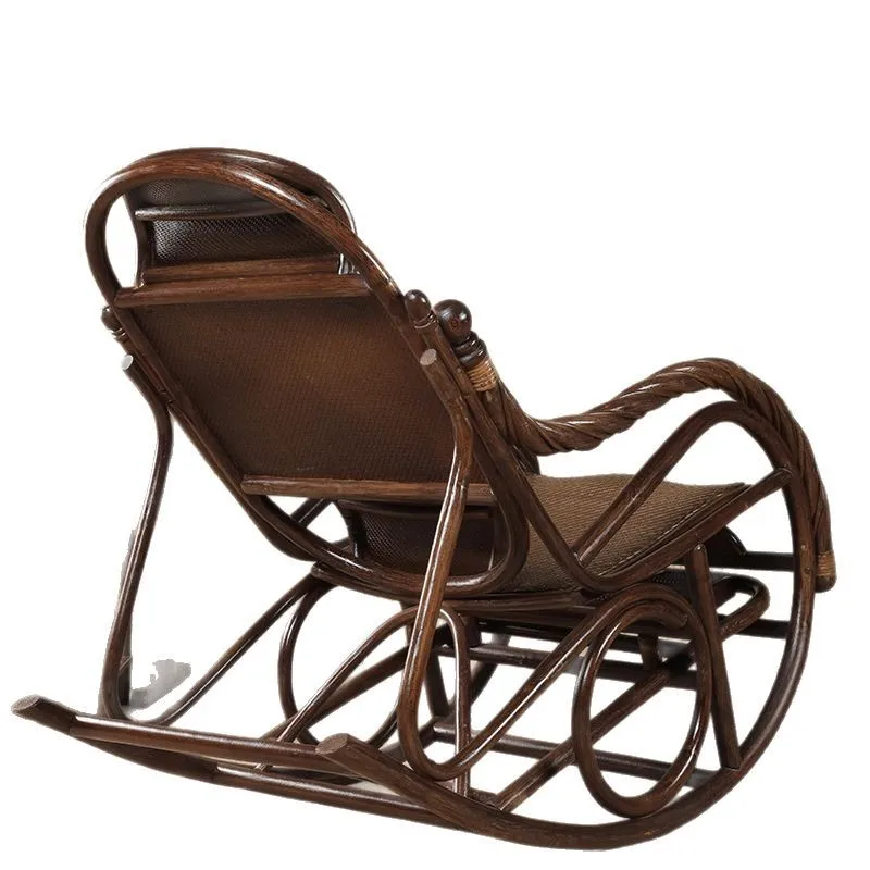 Single twist rattan rocking chair rocking chair recliner home balcony outdoor nap chair for seniors
Single twist rattan rocking chair rocking chair recliner home balcony outdoor nap chair for seniors