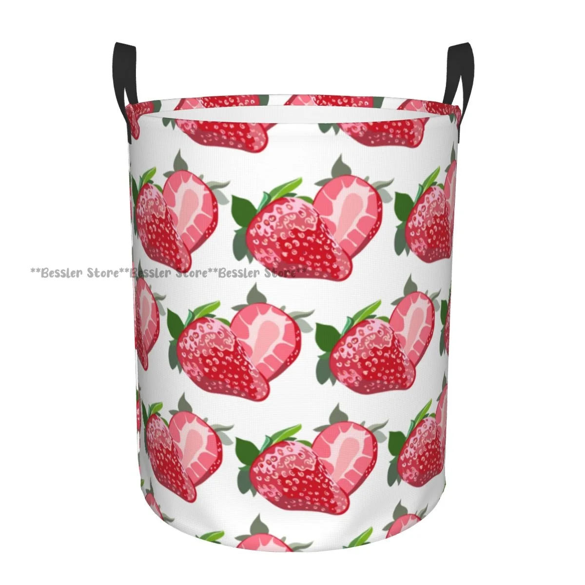 Strawberry Pattern Laundry Basket Folding Dirty Clothes Toys Storage Bucket Household
Strawberry Pattern Laundry Basket Folding Dirty Clothes Toys Storage Bucket Household