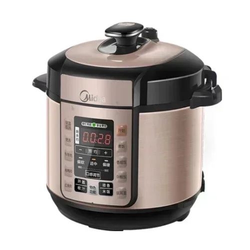 New household electric pressure cooker. Intelligent. Multifunctional. Double gallons. 5 liters large capacity. Can be booked.
New household electric pressure cooker. Intelligent. Multifunctional. Double gallons. 5 liters large capacity. Can be booked.