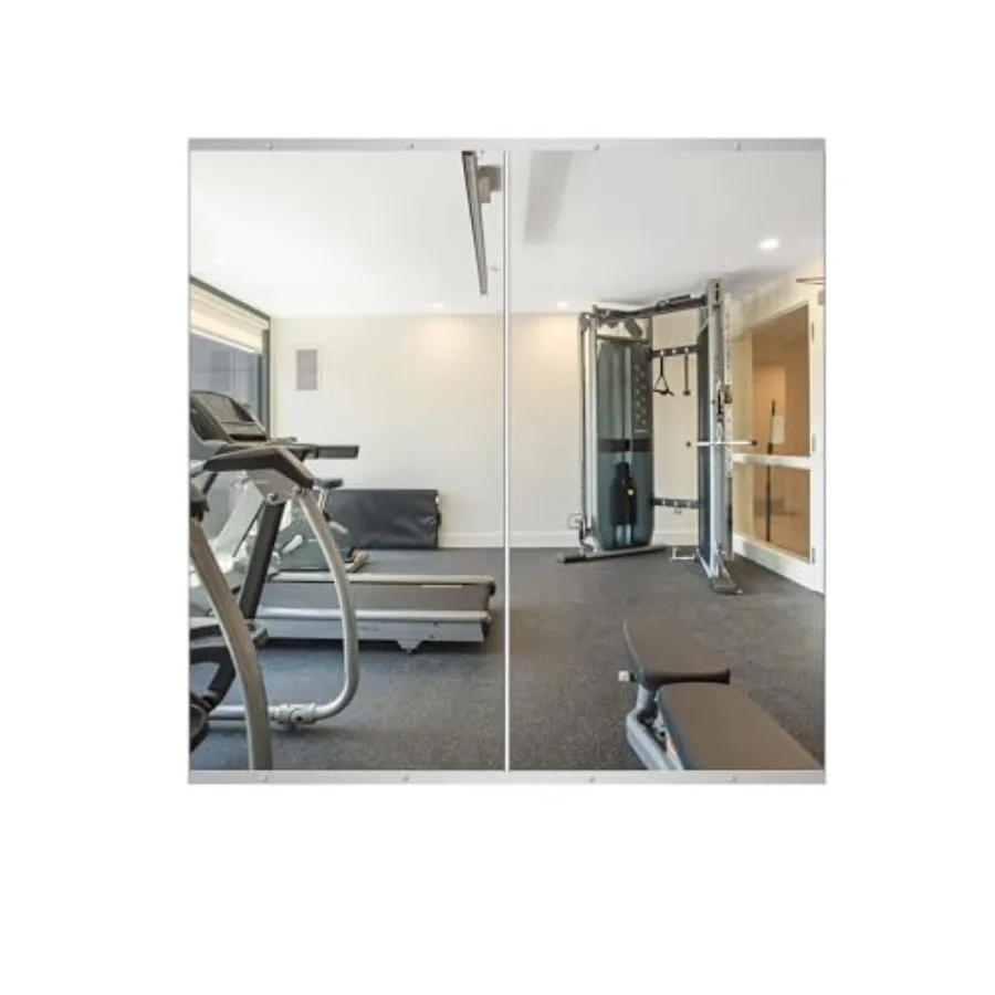 Home Gym Mirror Silver Large Full Body Tempered Glass Frameless Wall-Mounted for Gym Yoga Garage Bedroom Bathroom
Home Gym Mirror Silver Large Full Body Tempered Glass Frameless Wall-Mounted for Gym Yoga Garage Bedroom Bathroom