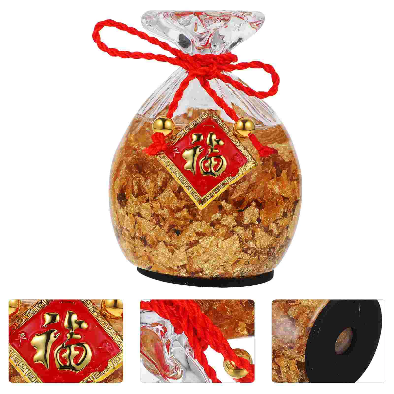 Golden Foil Crystal Lucky nament 70x70x100mm Chinese Wealth Symbol Desk Bookshelf Office Home Decor Prosperity Gift Money
Golden Foil Crystal Lucky nament 70x70x100mm Chinese Wealth Symbol Desk Bookshelf Office Home Decor Prosperity Gift Money