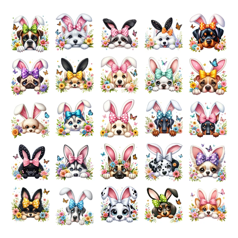 Animals Poodle,Bichon,Bulldog,Bull Terrier rabbit ears pet Easter Thermo Sticker Decals Heat Transfer On Clothes Iron On Patch
Animals Poodle,Bichon,Bulldog,Bull Terrier rabbit ears pet Easter Thermo Sticker Decals Heat Transfer On Clothes Iron On Patch