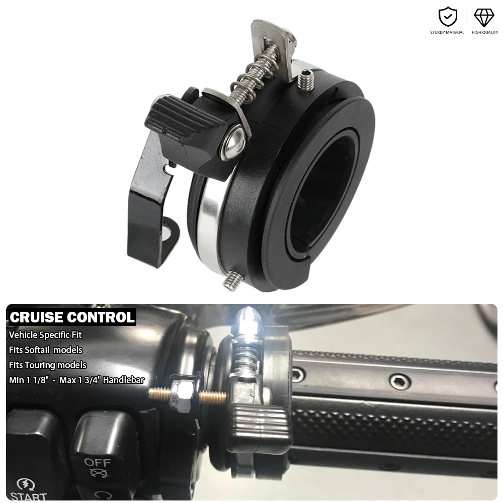Cruise Control Throttle Clamp Assist Lock Fits For Harley Electra Glide Road King Dyna Softail Fatboy Breakout Touring OEM Grips
Cruise Control Throttle Clamp Assist Lock Fits For Harley Electra Glide Road King Dyna Softail Fatboy Breakout Touring OEM Grips