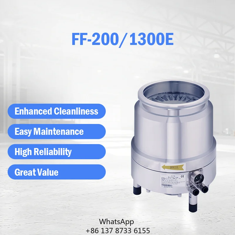 Robust Industrial FF-200/1300E Grease-Lubricated Molecular Pump For Thin Film Coating Equipment
Robust Industrial FF-200/1300E Grease-Lubricated Molecular Pump For Thin Film Coating Equipment