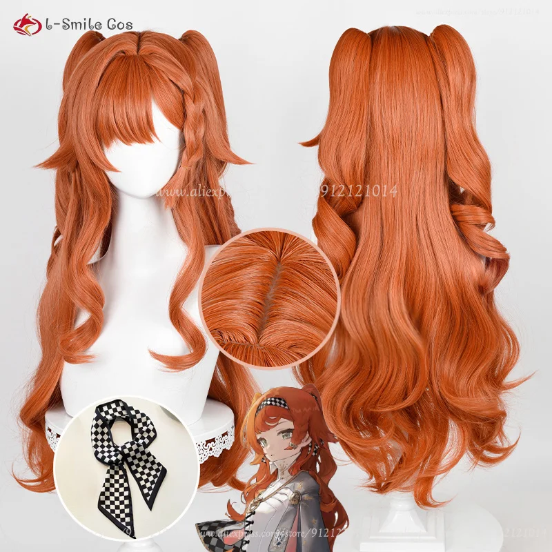 Game Sonetto Cosplay Wig Long Orange Brown Cruly Anime Wigs Heat Resistant Synthetic Hair Halloween Wigs + Wig Cap
Game Sonetto Cosplay Wig Long Orange Brown Cruly Anime Wigs Heat Resistant Synthetic Hair Halloween Wigs + Wig Cap