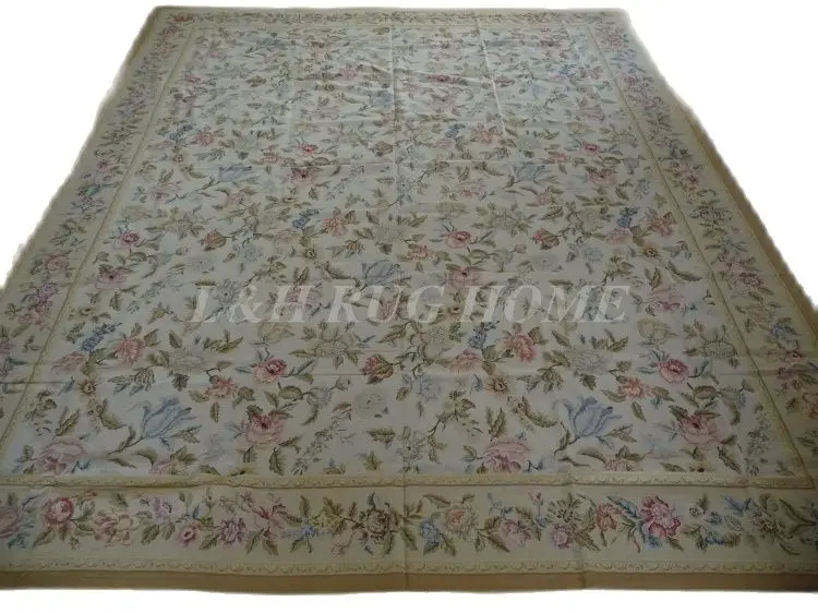 Free shipping 12'x15' hand knotted needlepoint carpet, handmade rug for home decoration, 100% New Zealand Woolen rug florals
Free shipping 12'x15' hand knotted needlepoint carpet, handmade rug for home decoration, 100% New Zealand Woolen rug florals