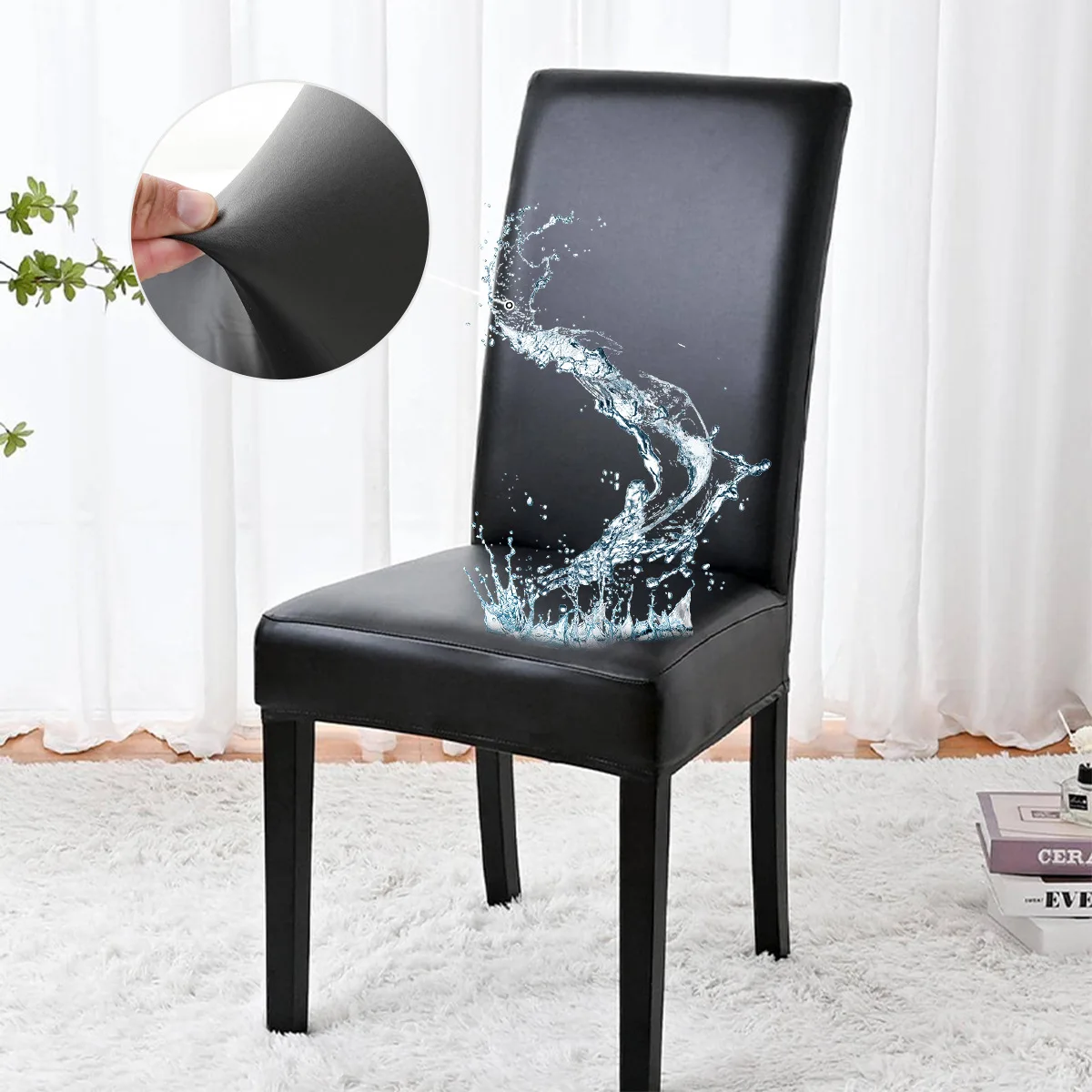 Waterproof PU leather chair protection only, restaurant seat decoration, hotel, banquet, wedding
Waterproof PU leather chair protection only, restaurant seat decoration, hotel, banquet, wedding