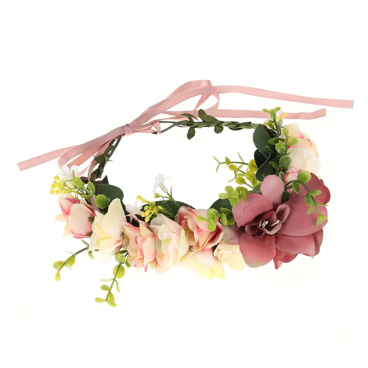 Silk Flower Hair Wreath Pink Crown for Women Wedding Bridal Bridesmaids Festival Beach Vacation Accessories Floral Headb
Silk Flower Hair Wreath Pink Crown for Women Wedding Bridal Bridesmaids Festival Beach Vacation Accessories Floral Headb
