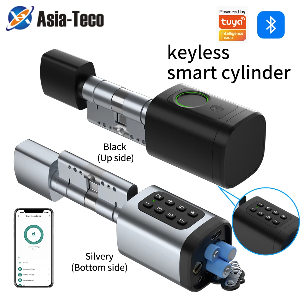 Support Tuya app fingerprint lock core intelligent door lock electronic digital RFID keyboard password wooden door cylinder lock
Support Tuya app fingerprint lock core intelligent door lock electronic digital RFID keyboard password wooden door cylinder lock
