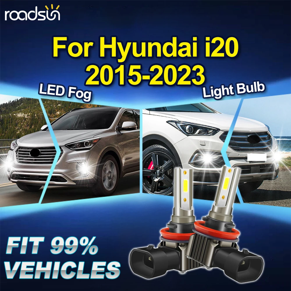 ROADSUN 2 шт. светодиодные противотуманные фары Canbus для Hyundai i20 2015-2023 гг.
ROADSUN 2 шт. светодиодные противотуманные фары Canbus для Hyundai i20 2015-2023 гг.