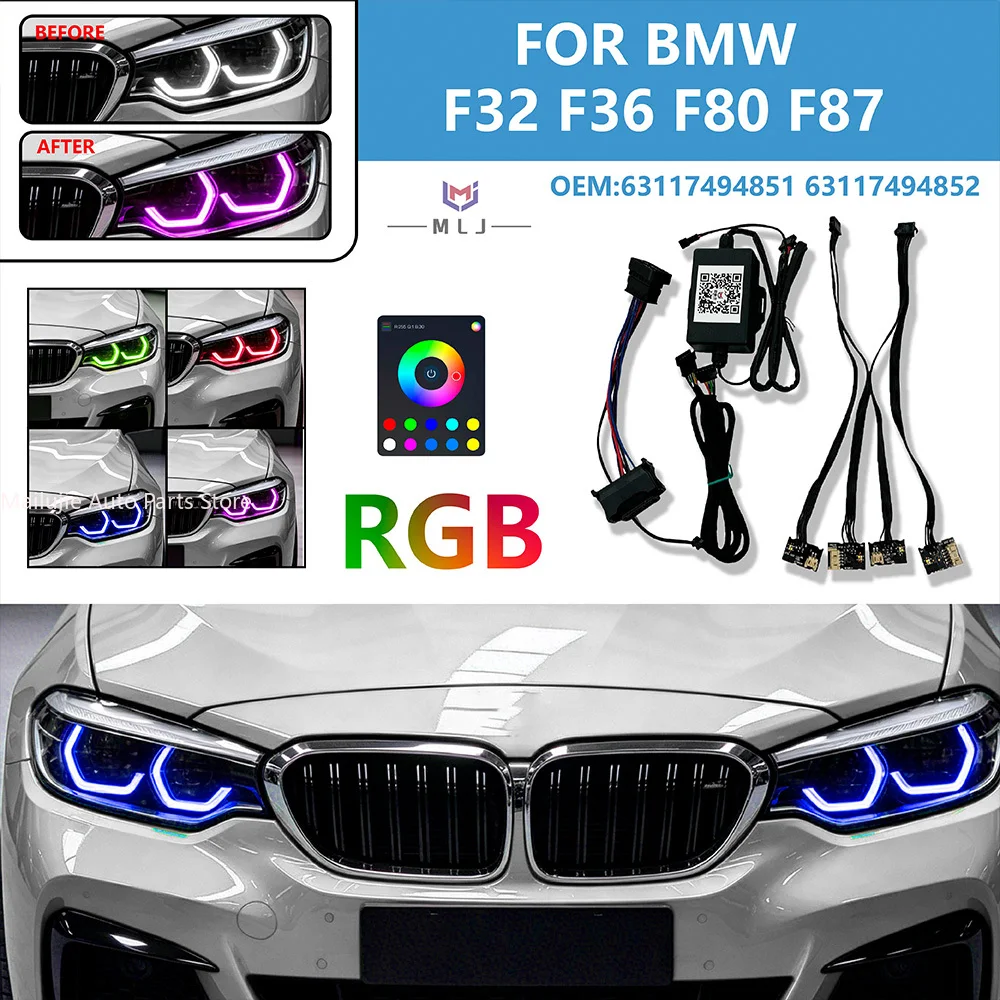 NEW FOR BMW F32 F36 F80 F87 Multiple Colors RGB DRL Daytime Running Module Angel Eyes Car Accessories OE 63117494851 63117494852
NEW FOR BMW F32 F36 F80 F87 Multiple Colors RGB DRL Daytime Running Module Angel Eyes Car Accessories OE 63117494851 63117494852