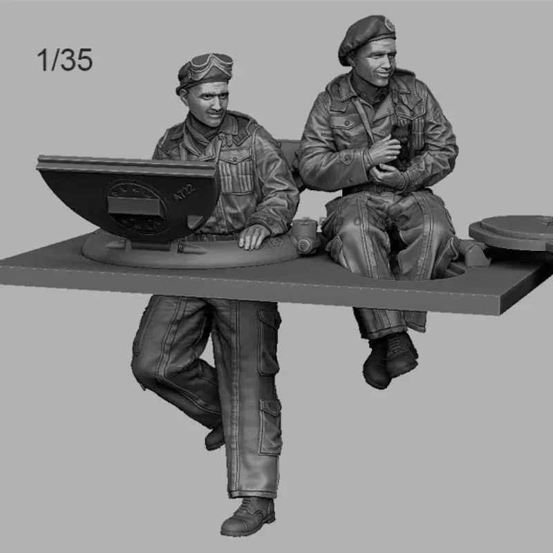 1/35 наборы моделей солдата из смолы, фигурка бесцветная и самособранная (2 солдатика) A-2058
1/35 наборы моделей солдата из смолы, фигурка бесцветная и самособранная (2 солдатика) A-2058