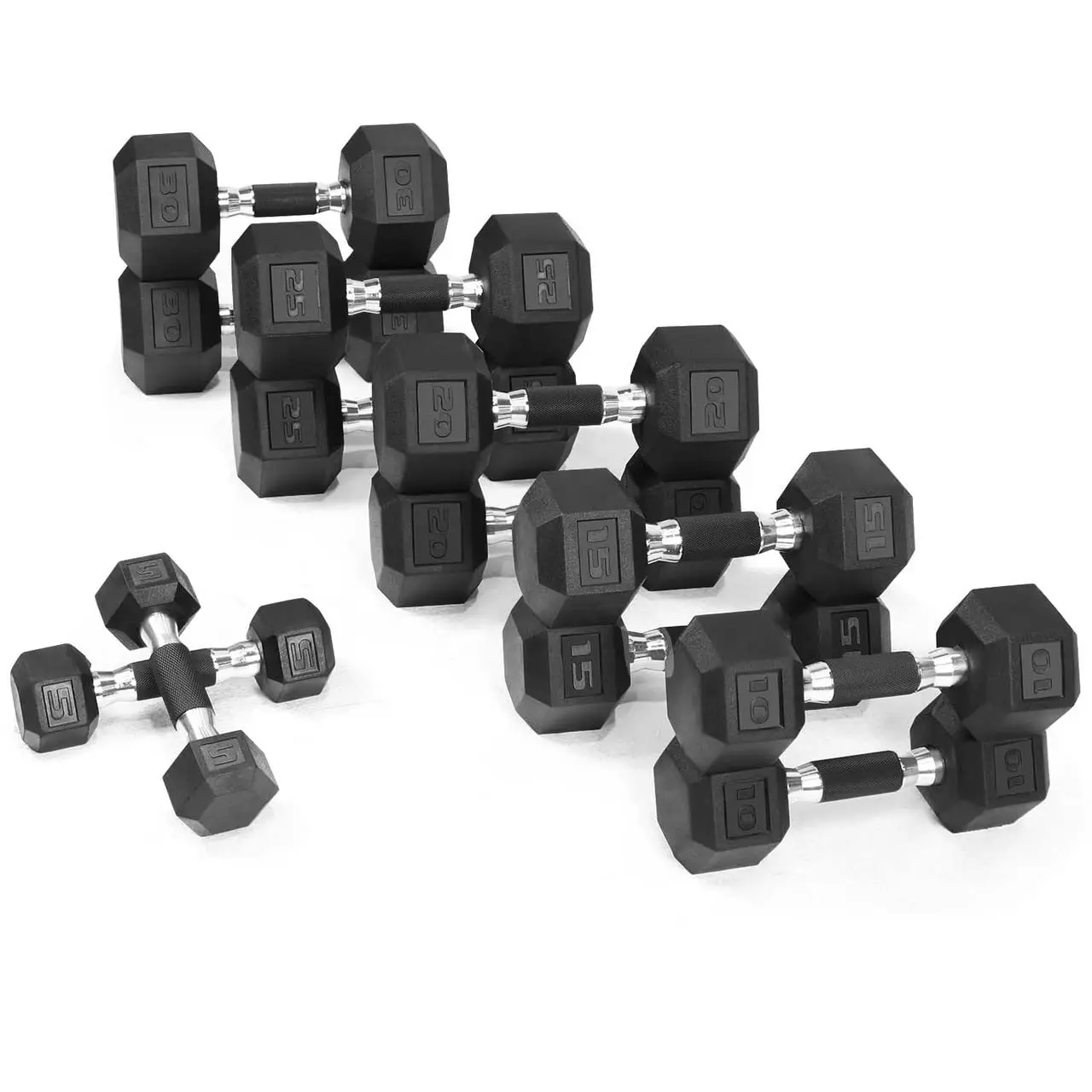 Rubber Encased Hex Dumbbells with Rubber Grip Contoured Handle for Muscle Toning, Strength Building & Full Body Workout, Custom
Rubber Encased Hex Dumbbells with Rubber Grip Contoured Handle for Muscle Toning, Strength Building & Full Body Workout, Custom