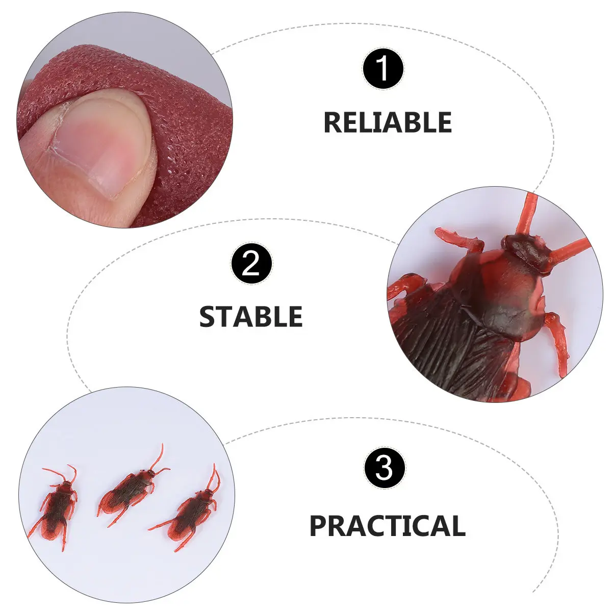Simulation Tongue Cockroach Set Scary Prank Silica Gel Realistic Props for Halloween Gatherings Lifelike Design Safe Durable
Simulation Tongue Cockroach Set Scary Prank Silica Gel Realistic Props for Halloween Gatherings Lifelike Design Safe Durable
