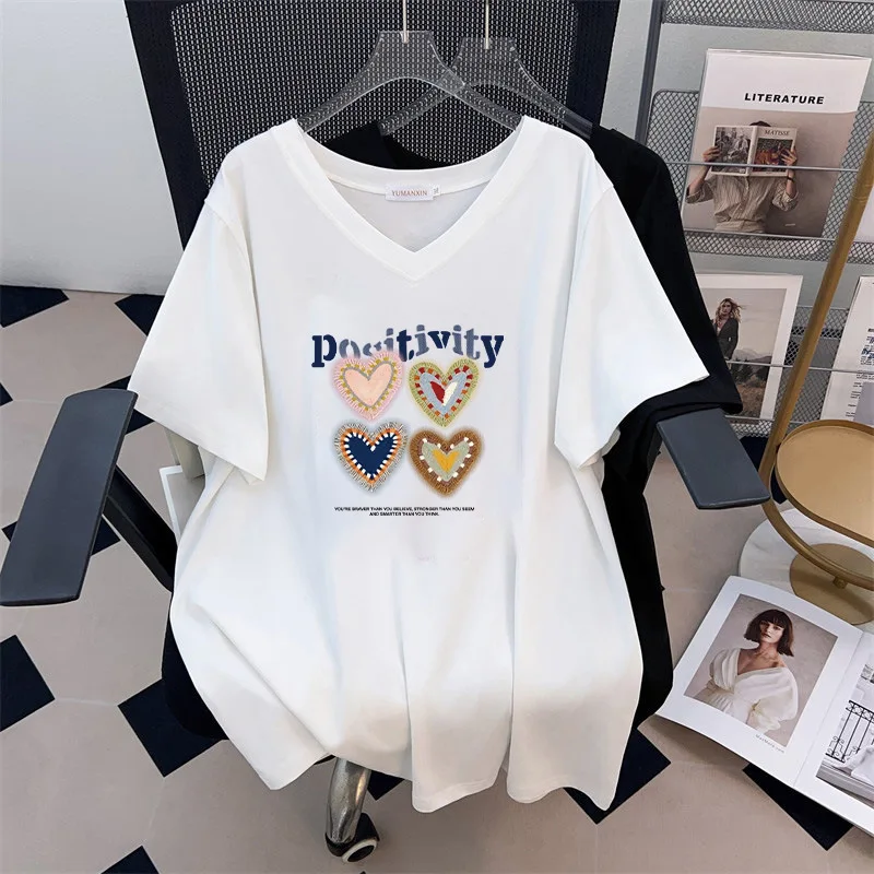 170Kg Plus Size Women's Bust 170 Summer Loose V-Neck Short Sleeve Printed T-Shirt 4XL 5XL 6XL 7XL 8XL 9XL
170Kg Plus Size Women's Bust 170 Summer Loose V-Neck Short Sleeve Printed T-Shirt 4XL 5XL 6XL 7XL 8XL 9XL