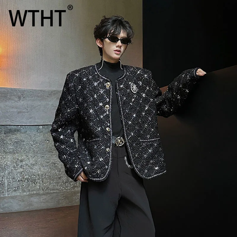 WTHT Trendy 2025 Autumn Men‘s Embroidery Sequins Plaid Coats Fashion Casual Loose Single-breasted O-neck Jackets Male 2A1800
WTHT Trendy 2025 Autumn Men‘s Embroidery Sequins Plaid Coats Fashion Casual Loose Single-breasted O-neck Jackets Male 2A1800