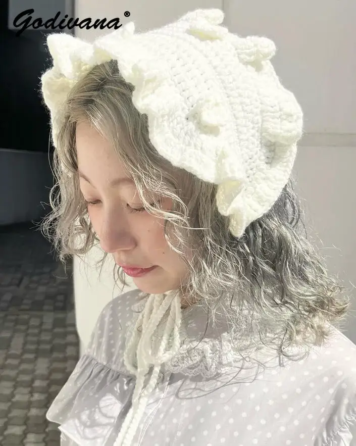 Вязаная крючком повязка на голову с цветком ручной работы, новая осенне-зимняя однотонная повязка на голову для женщин и девочек, милый вязаный платок для волос
Вязаная крючком повязка на голову с цветком ручной работы, новая осенне-зимняя однотонная повязка на голову для женщин и девочек, милый вязаный платок для волос