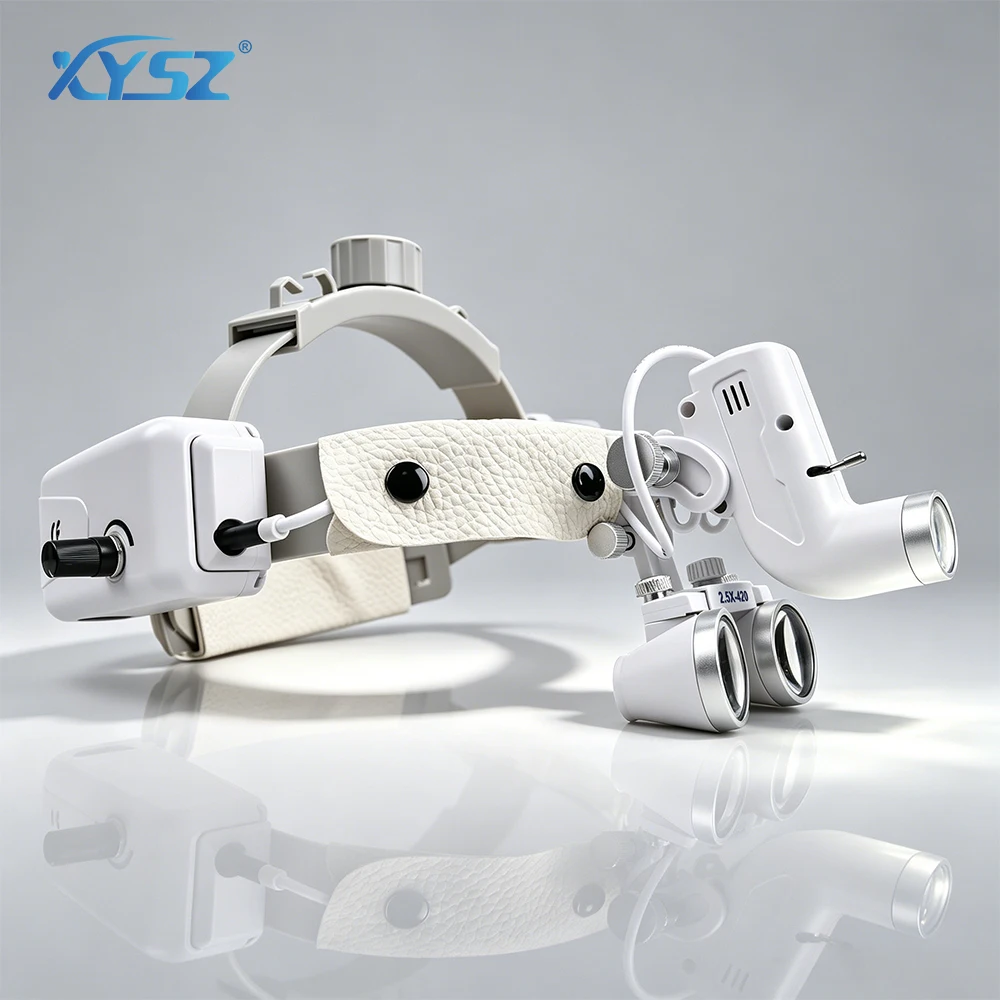 XYSZ Dental Led Light Surgical Magnifier with Headlight Surgical Operation 5W Spot Adjustable Medical Headlamp Dental Loupes
XYSZ Dental Led Light Surgical Magnifier with Headlight Surgical Operation 5W Spot Adjustable Medical Headlamp Dental Loupes