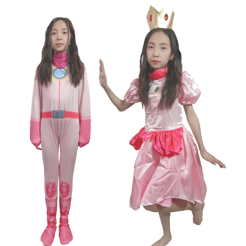 Girl Peach Princess Cosplay Dress Movie Costume Birthday Party Stage Performace Outfits Carnival Fancy Clothes Bodysuit
Girl Peach Princess Cosplay Dress Movie Costume Birthday Party Stage Performace Outfits Carnival Fancy Clothes Bodysuit