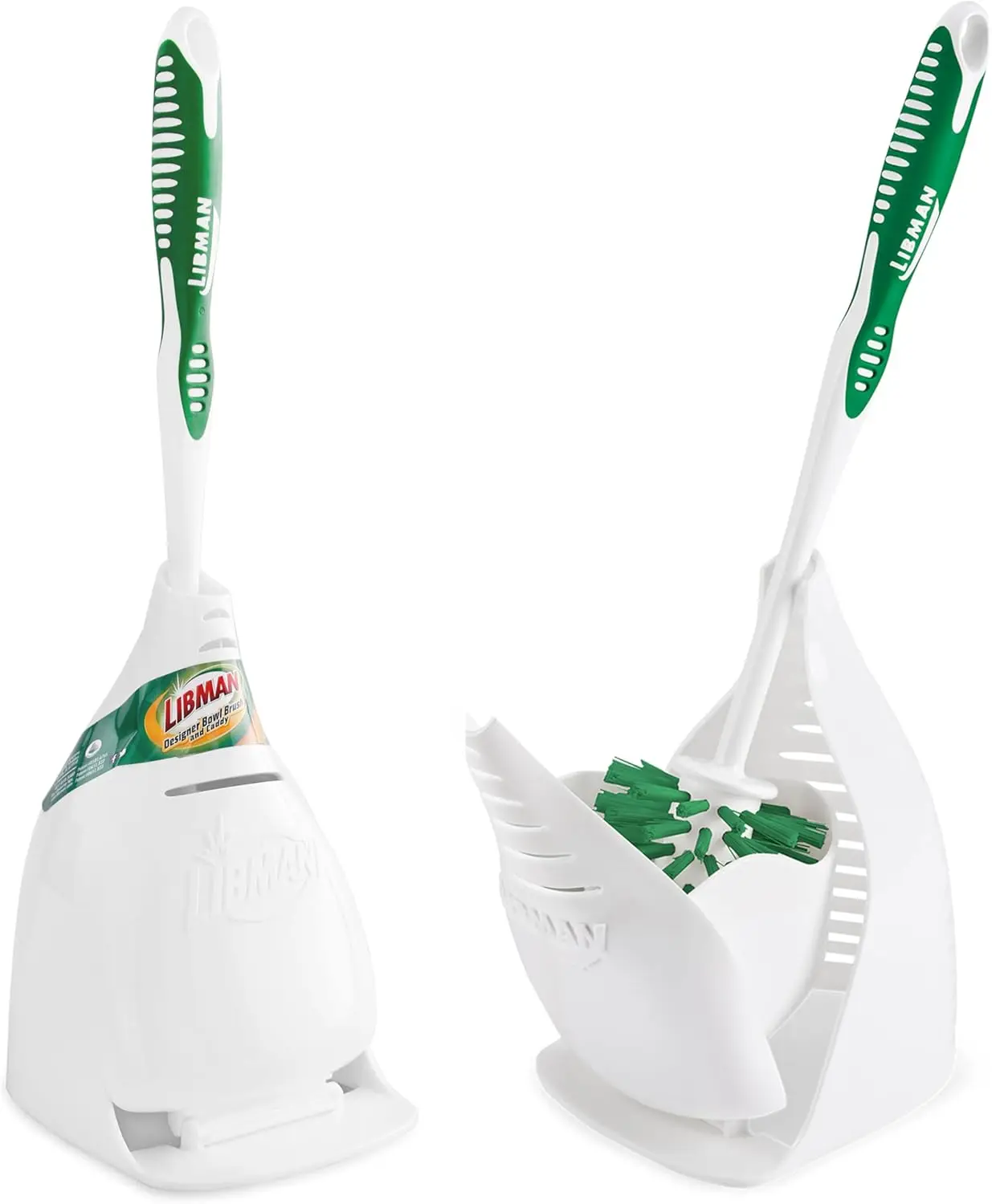 Toilet Brush and Caddy Set 2 Pack with Non-Scratch Bristles and Drying Slits for Bathroom Cleaning
Toilet Brush and Caddy Set 2 Pack with Non-Scratch Bristles and Drying Slits for Bathroom Cleaning