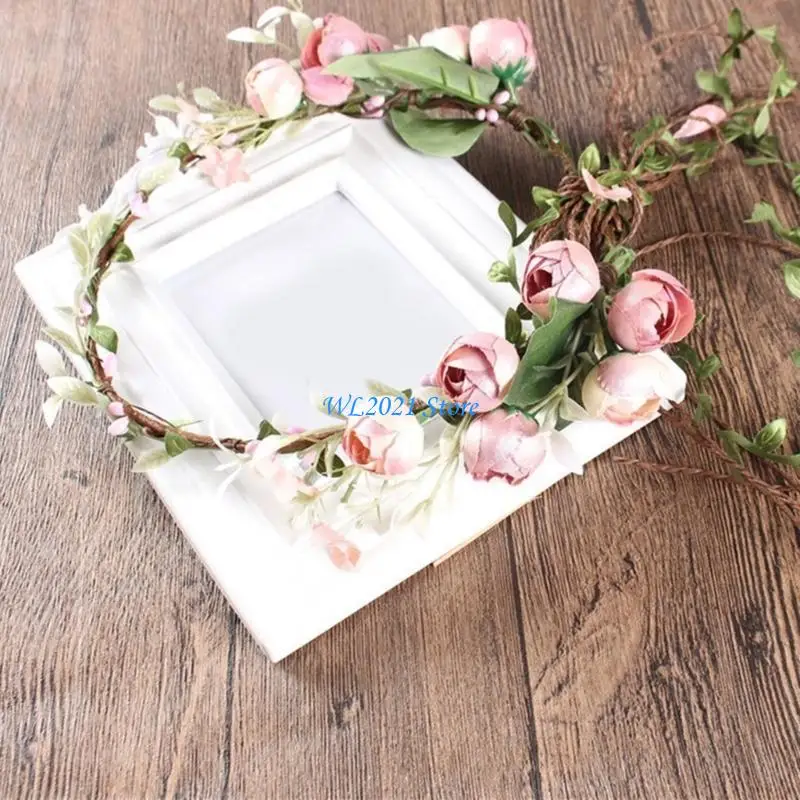 G5GC Elastic Elegant Flower Headband Model Show Wedding Hair Hoop for Bride
G5GC Elastic Elegant Flower Headband Model Show Wedding Hair Hoop for Bride