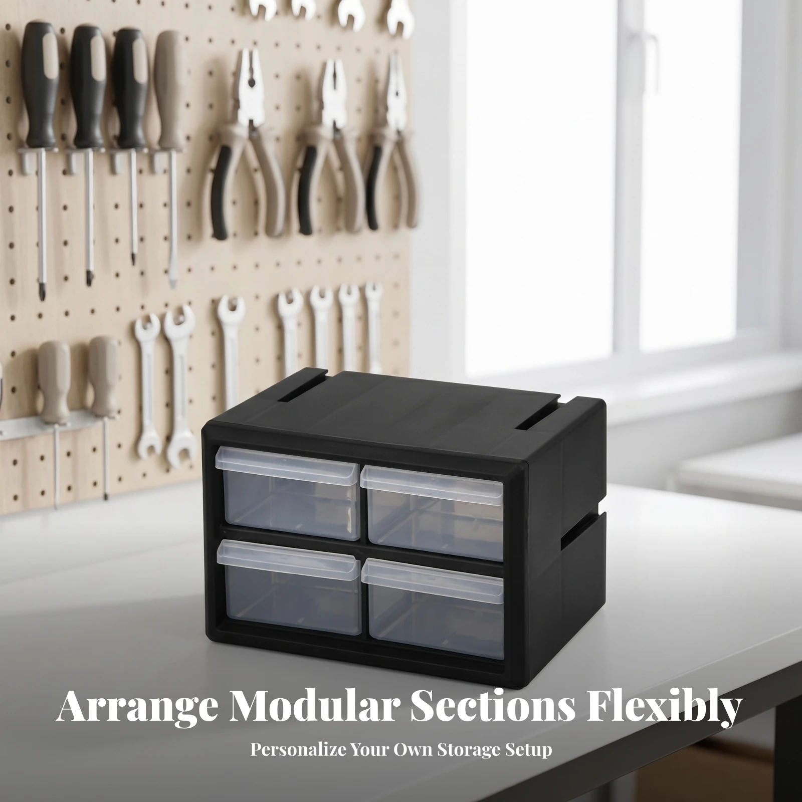 Black Compact Parts Organizer Box Plastic Drawer Cabinet Small Parts Organizer Translucent Drawers
Black Compact Parts Organizer Box Plastic Drawer Cabinet Small Parts Organizer Translucent Drawers