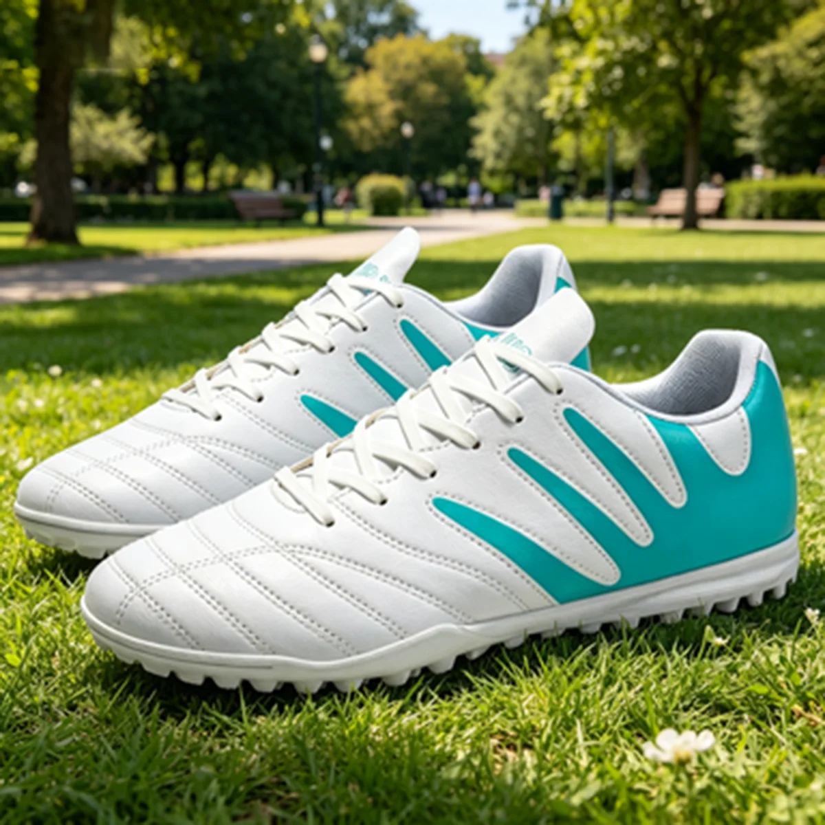 TF Turf Soccer Shoes Mixed PU Fabric Upper Rubber Outsole Strong Traction Wearproof Unisex Men Women Teenager Sports Footwear
TF Turf Soccer Shoes Mixed PU Fabric Upper Rubber Outsole Strong Traction Wearproof Unisex Men Women Teenager Sports Footwear