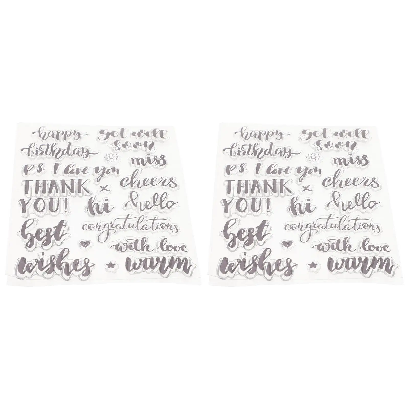 2 Sets Transparent Stamps DIY Crafts Silicone Letter Scrapbook Journaling Clear H Account Premium Quality Durable Practical
2 Sets Transparent Stamps DIY Crafts Silicone Letter Scrapbook Journaling Clear H Account Premium Quality Durable Practical