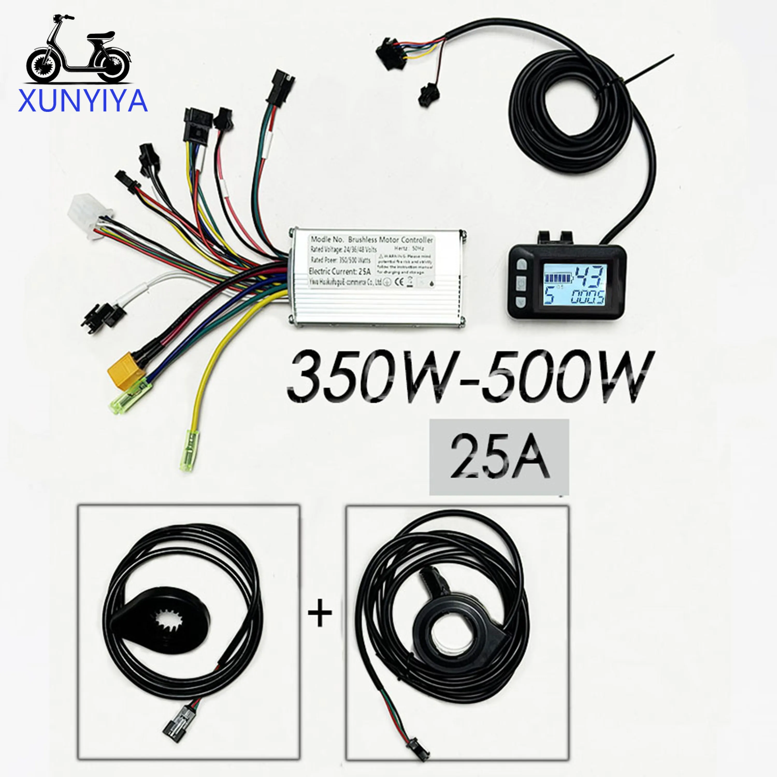 25A E-Bike Brushless Motor Controller 24V/36V/48V 350W-500W with P.A.S Throttle UART No.2 P3 LCD Display for E- Scooter Repair.
25A E-Bike Brushless Motor Controller 24V/36V/48V 350W-500W with P.A.S Throttle UART No.2 P3 LCD Display for E- Scooter Repair.
