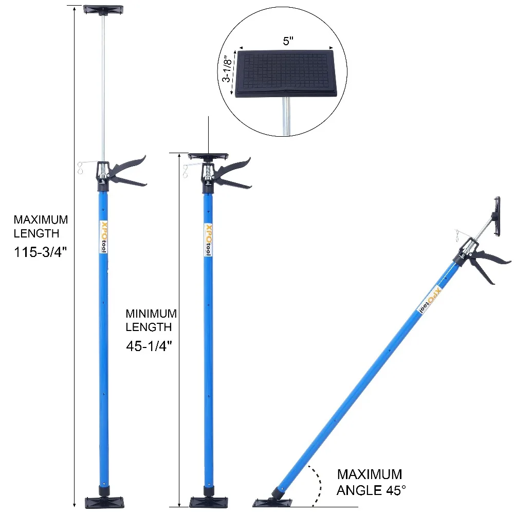 2 Pack/ 4 Pack Adjustable Support Pole, Steel 3rd Hand Support System, Support Rod for Jacks Cargo Bars Drywalls
2 Pack/ 4 Pack Adjustable Support Pole, Steel 3rd Hand Support System, Support Rod for Jacks Cargo Bars Drywalls
