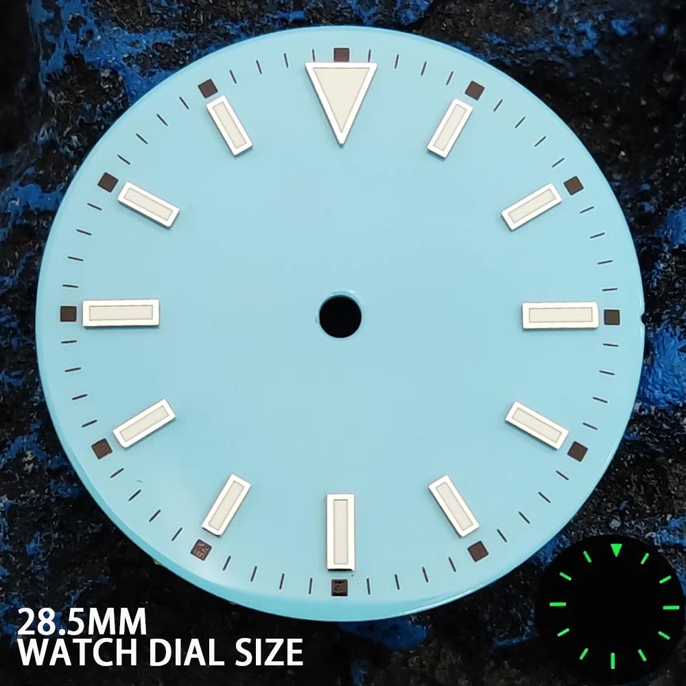 28.5MM DIAL LITERAL WATCH MODIFICATION ACCESSORIES RED GREEN LUMINOUS SUITABLE FOR NH35 MOVEMENT DAZZLING PANEL
28.5MM DIAL LITERAL WATCH MODIFICATION ACCESSORIES RED GREEN LUMINOUS SUITABLE FOR NH35 MOVEMENT DAZZLING PANEL