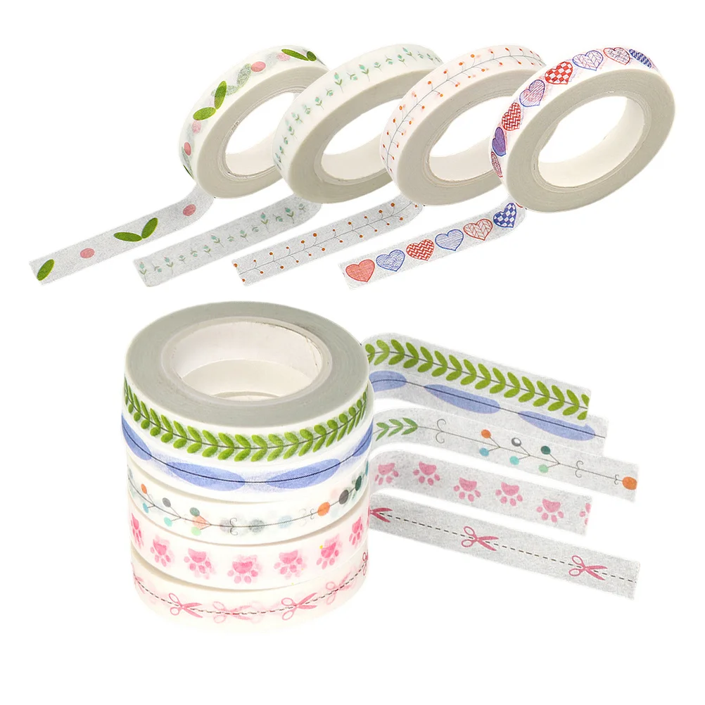10pcs 10 Rolls Tape Decorative Craft Stickers Scrapbooking DIY Decorative Adhesive Tapes Japanese Stationery Adhesive Tapes
10pcs 10 Rolls Tape Decorative Craft Stickers Scrapbooking DIY Decorative Adhesive Tapes Japanese Stationery Adhesive Tapes