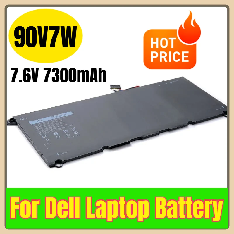 90V7W 7.6V 7300mAh Laptop Battery for Dell XPS 13 9350 9343 XPS13 13D-9343 P54G 0N7T6 5K9CP RWT1R 0DRRP
90V7W 7.6V 7300mAh Laptop Battery for Dell XPS 13 9350 9343 XPS13 13D-9343 P54G 0N7T6 5K9CP RWT1R 0DRRP