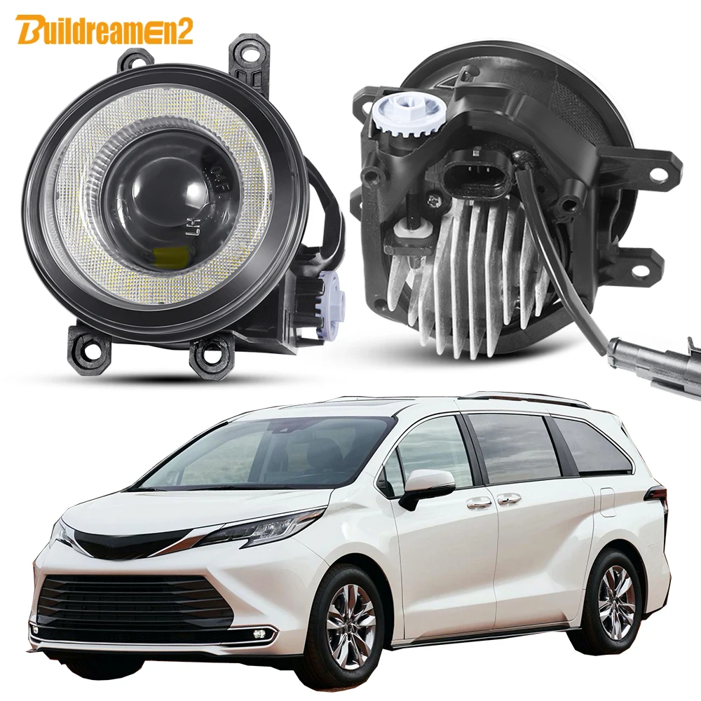 2 х автомобильные левые + правые противотуманные фары в сборе для Toyota Sienna 2009-2017 40 Вт светодиодные линзы «ангельский глаз» дневные ходовые огни DRL 4000LM 12 В
2 х автомобильные левые + правые противотуманные фары в сборе для Toyota Sienna 2009-2017 40 Вт светодиодные линзы «ангельский глаз» дневные ходовые огни DRL 4000LM 12 В