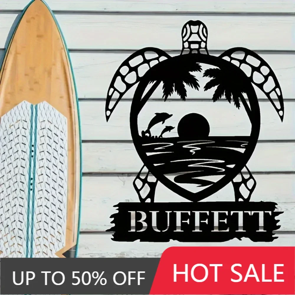 Forged Custom Iron Art Charming Boho Styled Personalized Turtle Metal Wall Sign with Tropical Beach Design Customizable for Arti
Forged Custom Iron Art Charming Boho Styled Personalized Turtle Metal Wall Sign with Tropical Beach Design Customizable for Arti