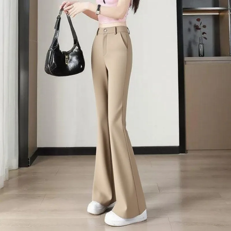 Women's High Waist Flare Pants Slim Fit Casual Wide Leg Trousers
Women's High Waist Flare Pants Slim Fit Casual Wide Leg Trousers